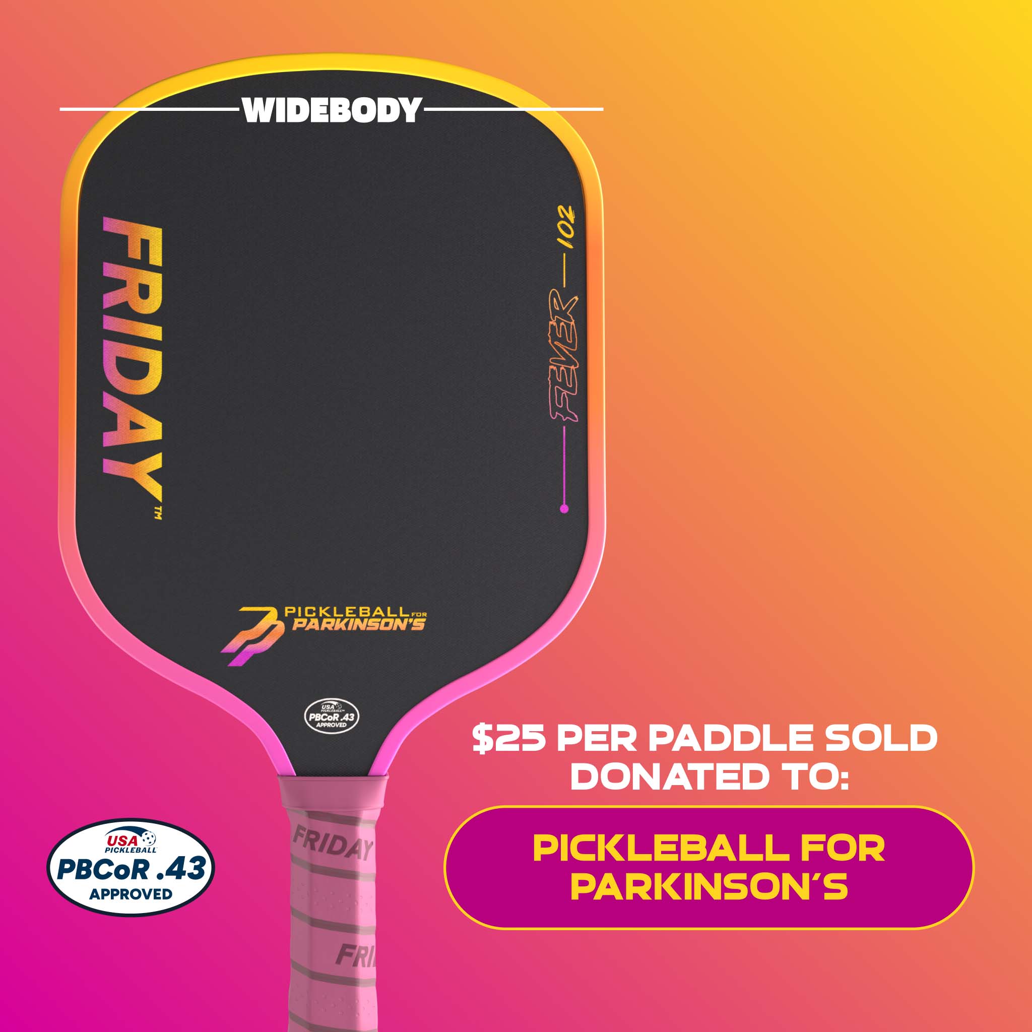 Widebody Friday Fever 102 Paddle | Gen 3 (16mm)