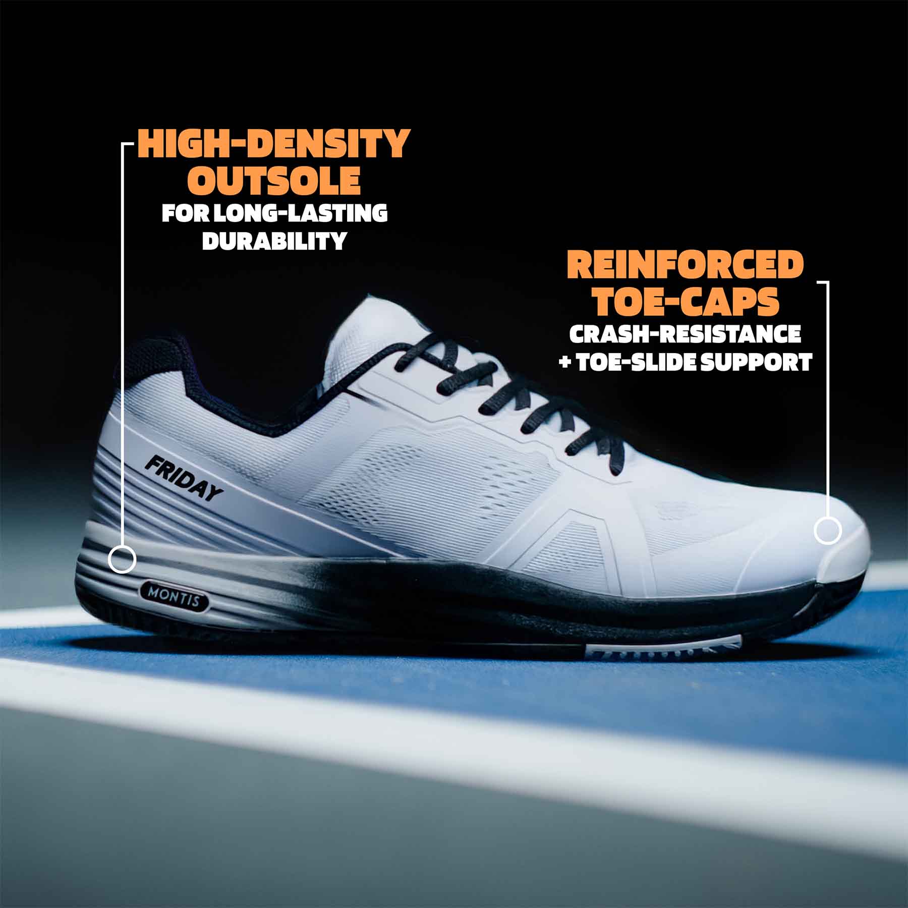 Montis X Friday Snow Pickleball Shoes - Friday Pickleball