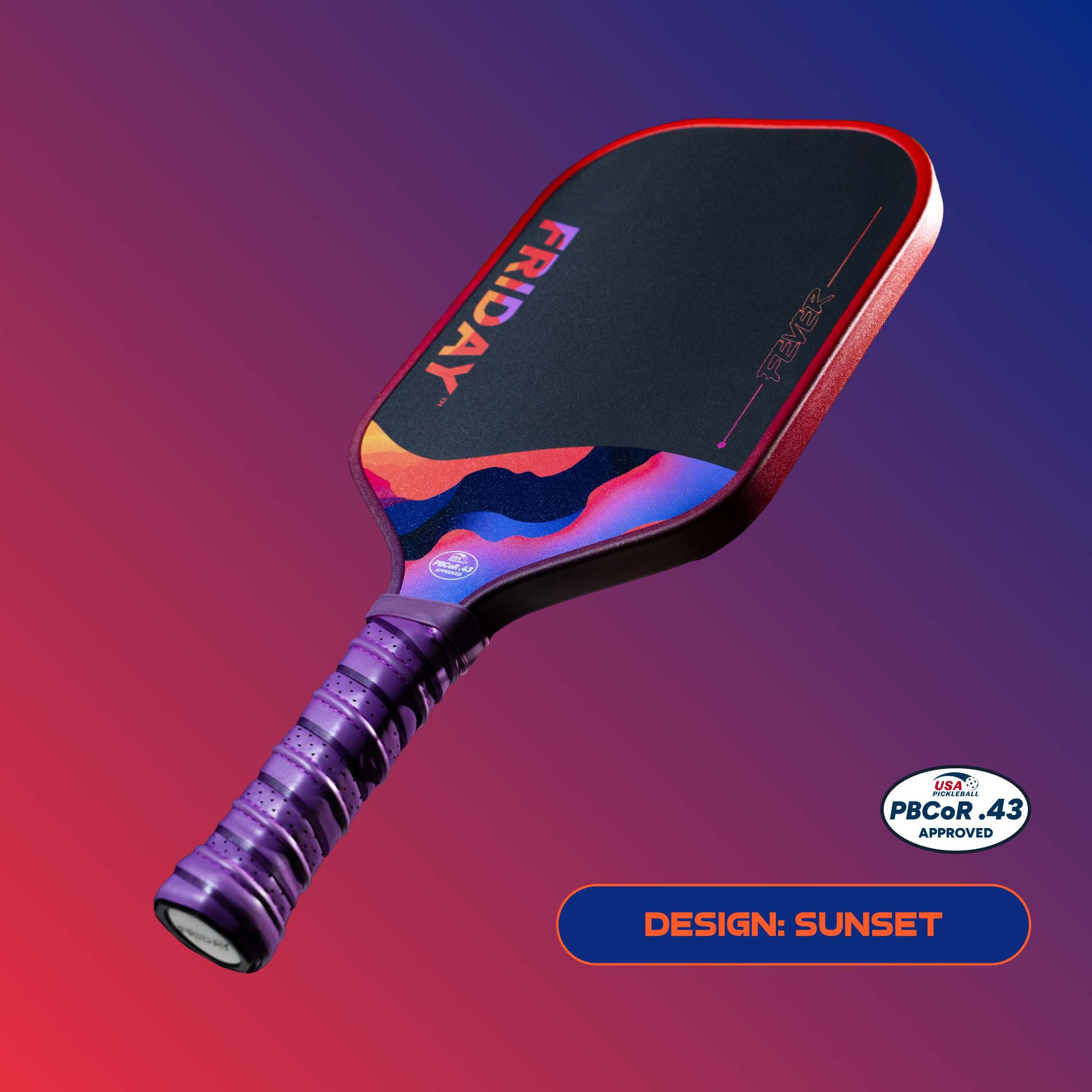 Friday Fever Paddle | Gen 3 (16mm) - Friday Pickleball