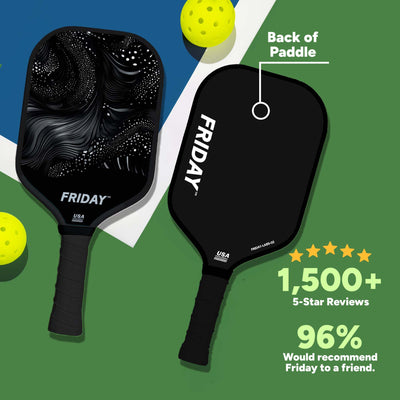 Friday Pickleball Paddle | Carbon Fiber (16mm) - Friday Pickleball