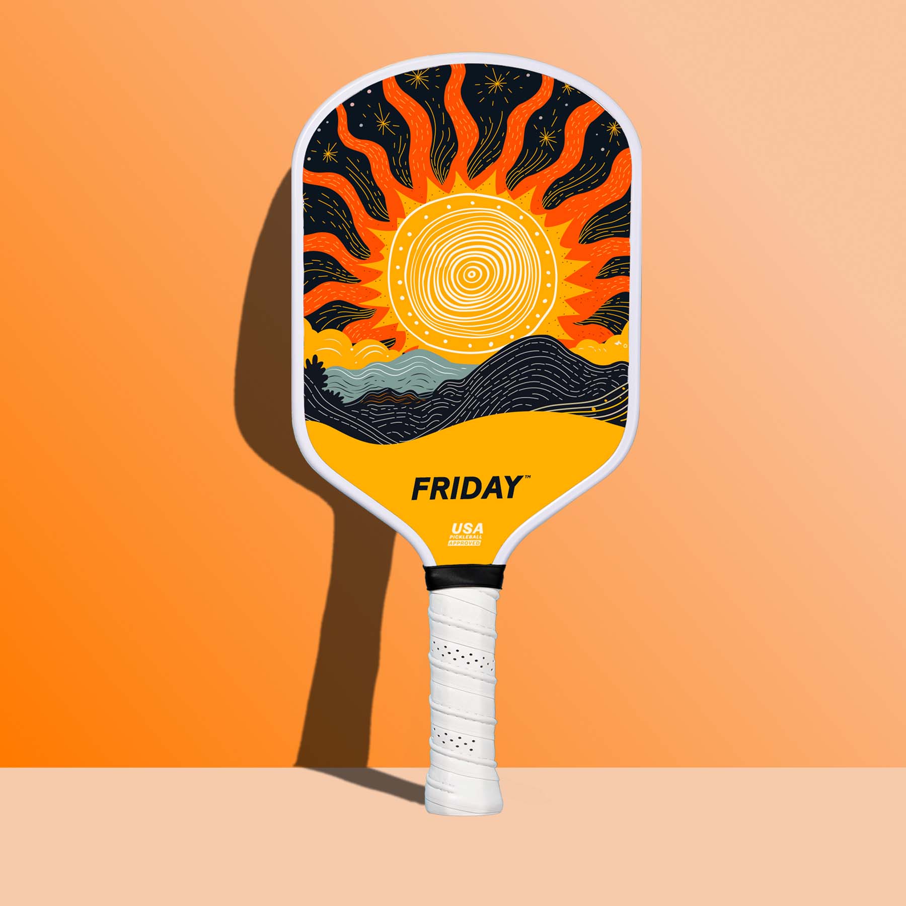 Friday Pickleball Paddle | Carbon Fiber (16mm) - Friday Pickleball