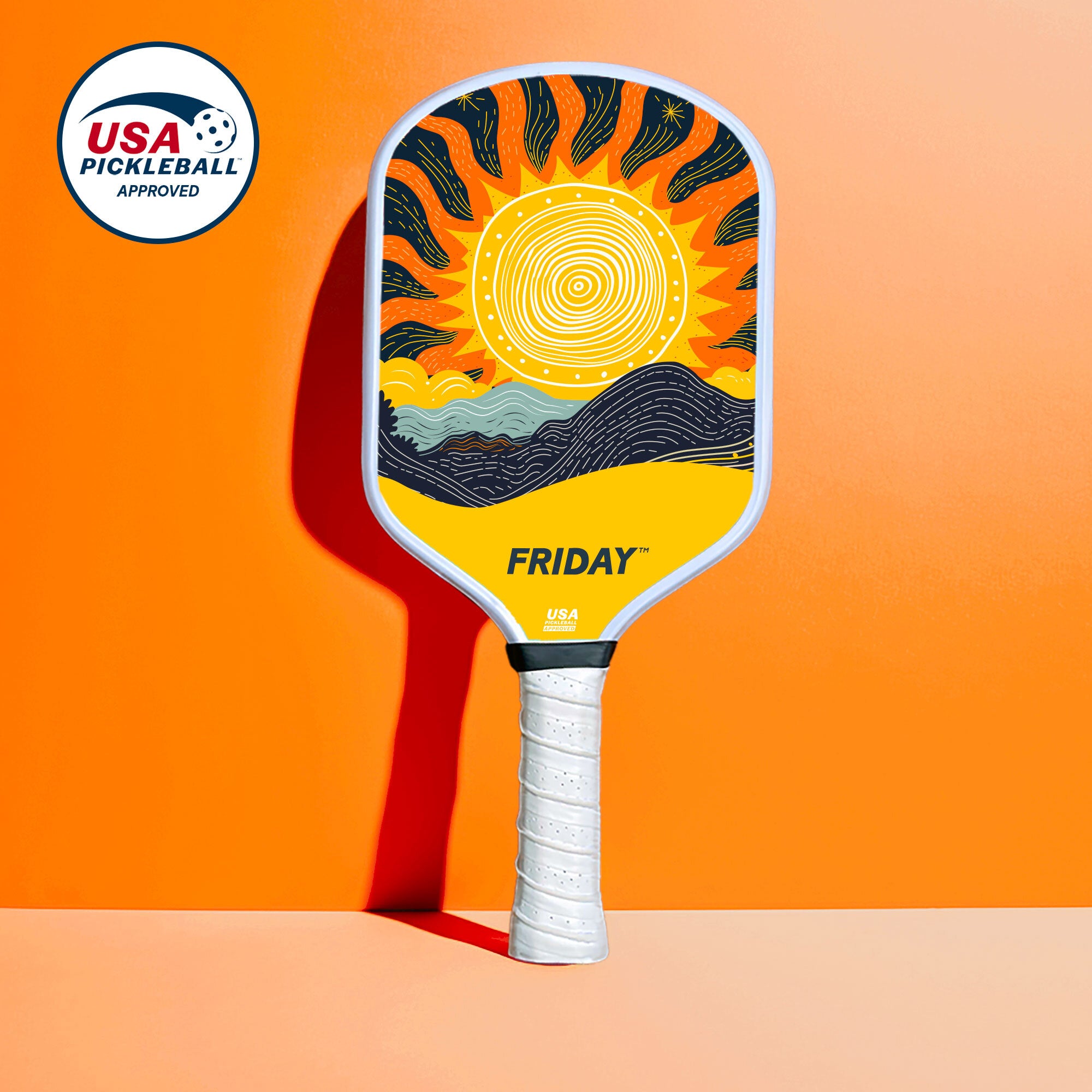 Friday Pickleball Paddle | Carbon Fiber (16mm) - Friday Pickleball