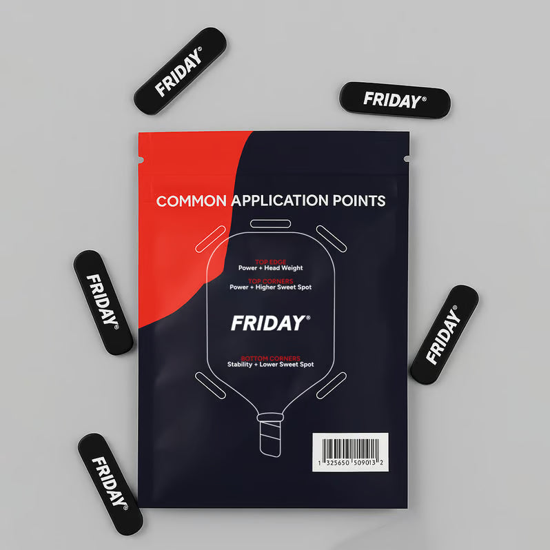 Pickleball Lead Tape (3g Bars) - Friday Pickleball