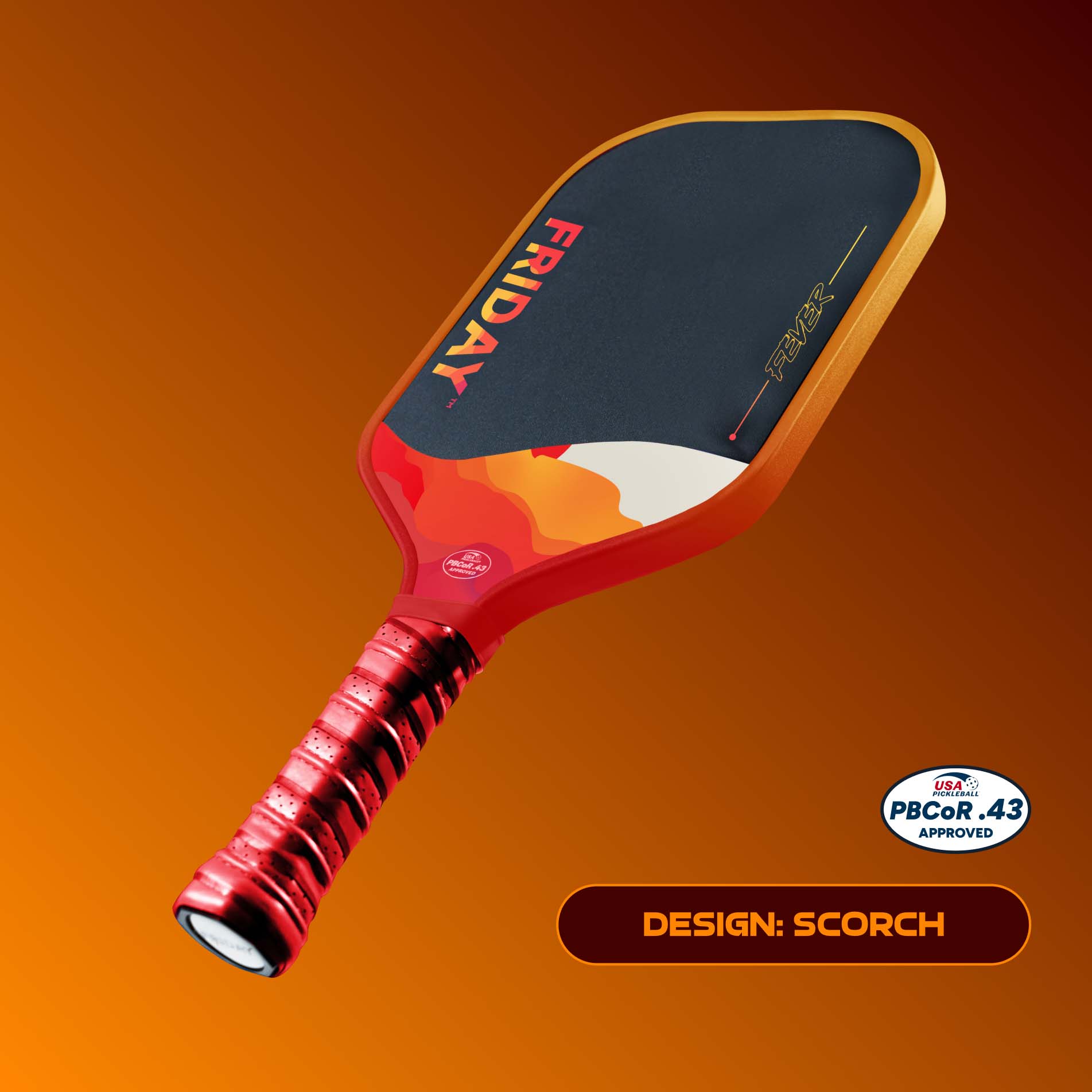 Friday Fever Paddle | Gen 3 (16mm) - Friday Pickleball