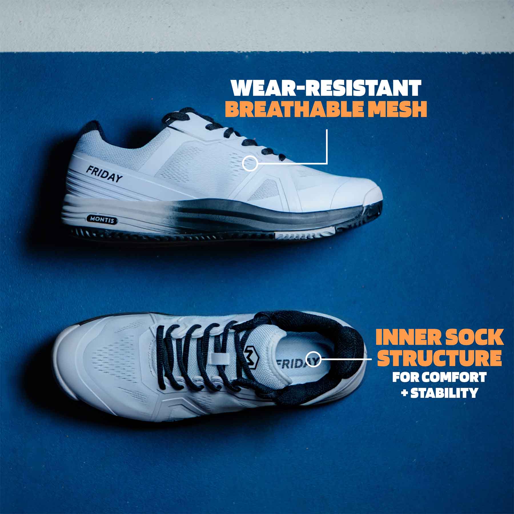Montis X Friday Snow Pickleball Shoes – Friday Pickleball