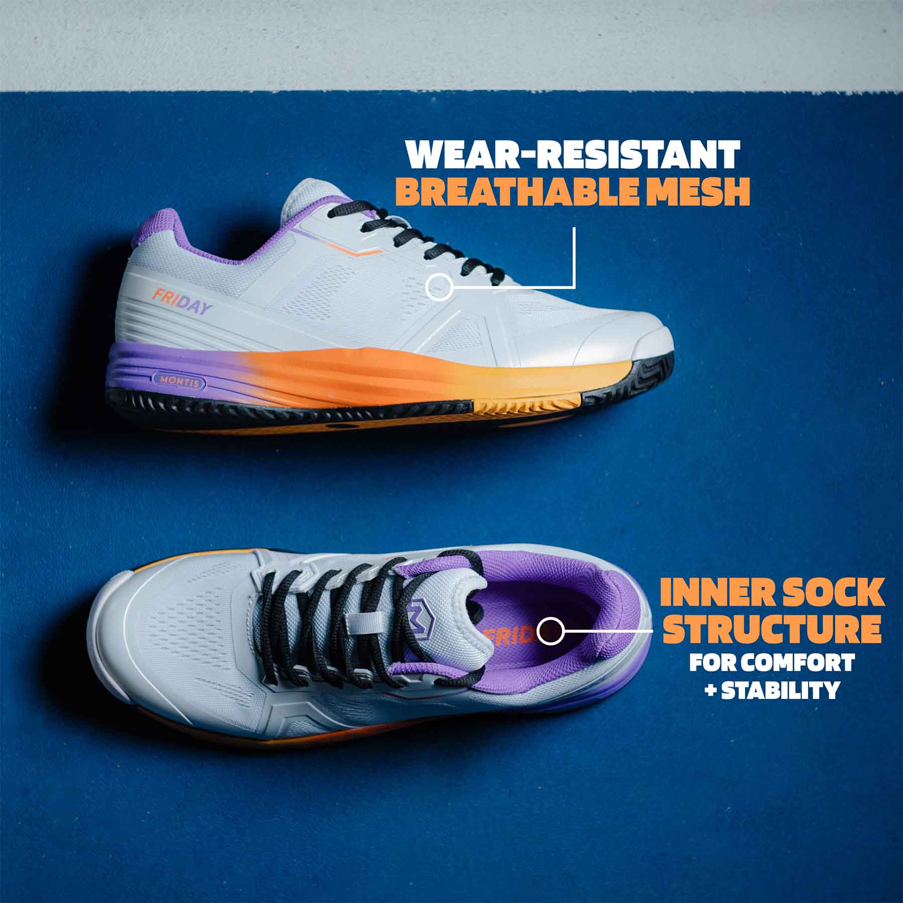 Montis X Friday Sunset Pickleball Shoes - Friday Pickleball