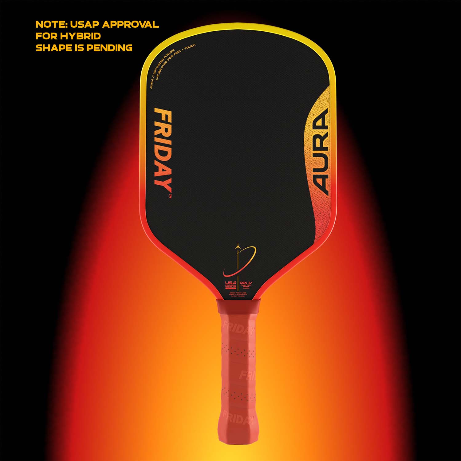 Friday Aura Paddle | Gen 4 (16mm) - Friday Pickleball
