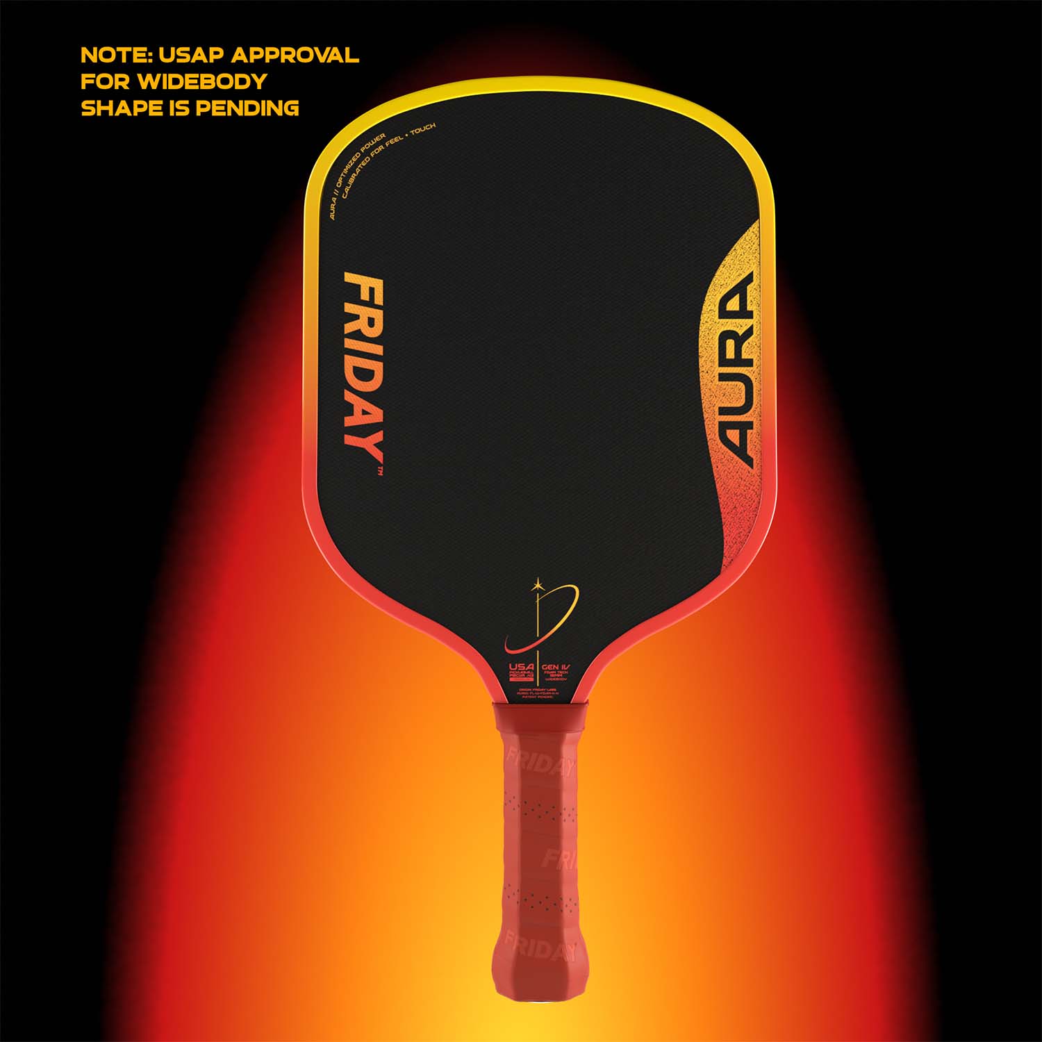 Friday Aura Paddle | Gen 4 (16mm) - Friday Pickleball