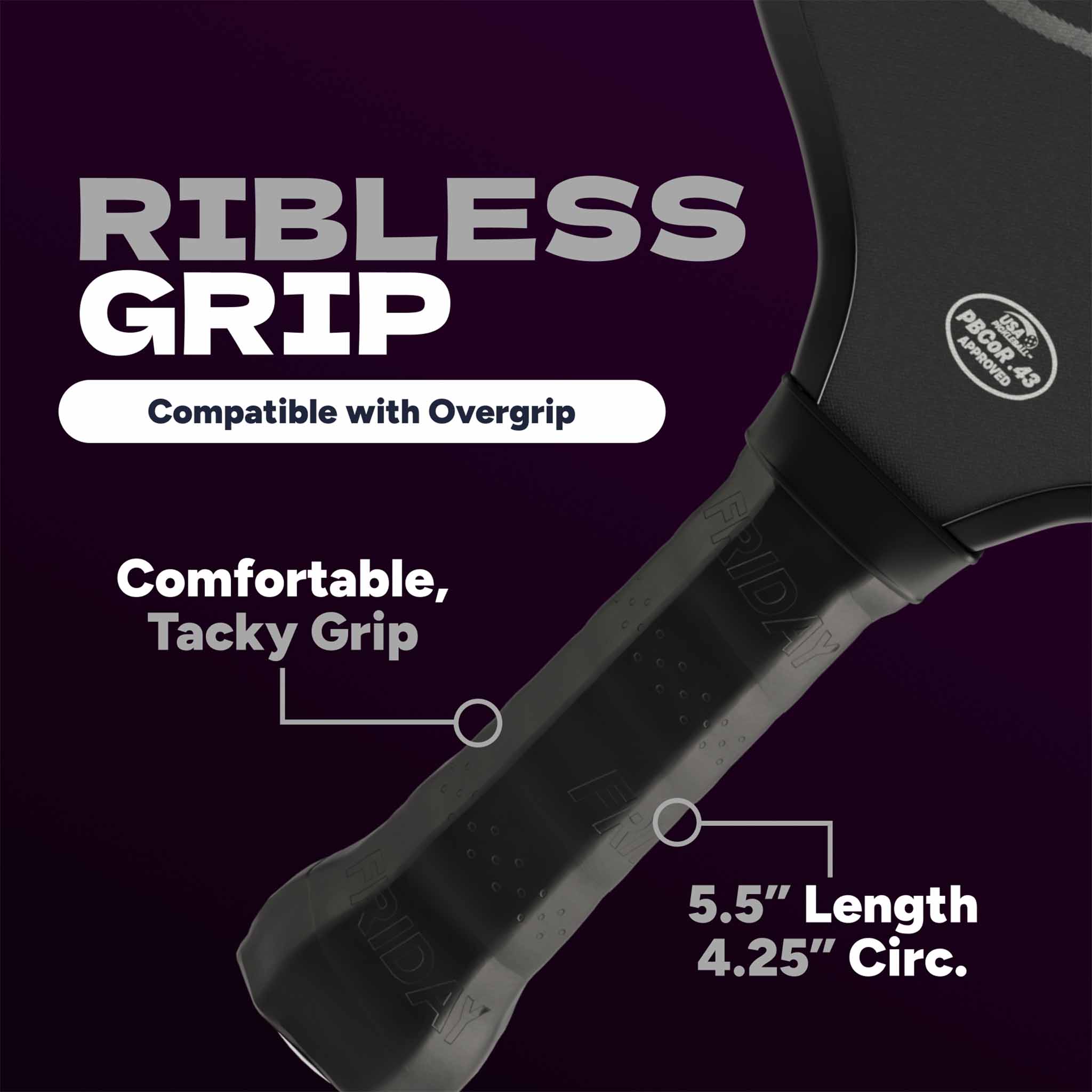 Elongated Friday Fever 102 Paddle | Gen 3 (16mm) – Friday Pickleball