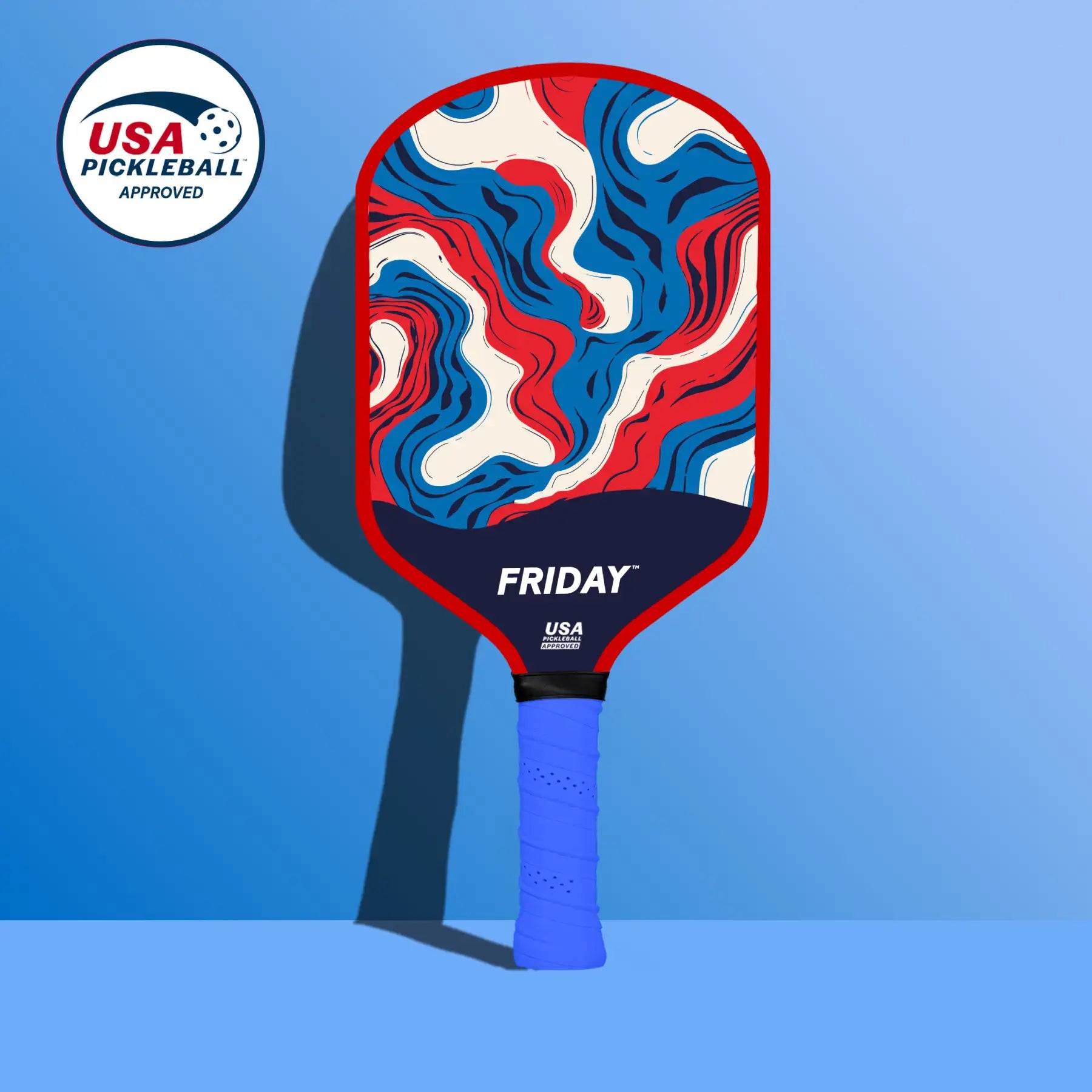 Friday Pickleball Paddle | Carbon Fiber (16mm) - Friday Pickleball
