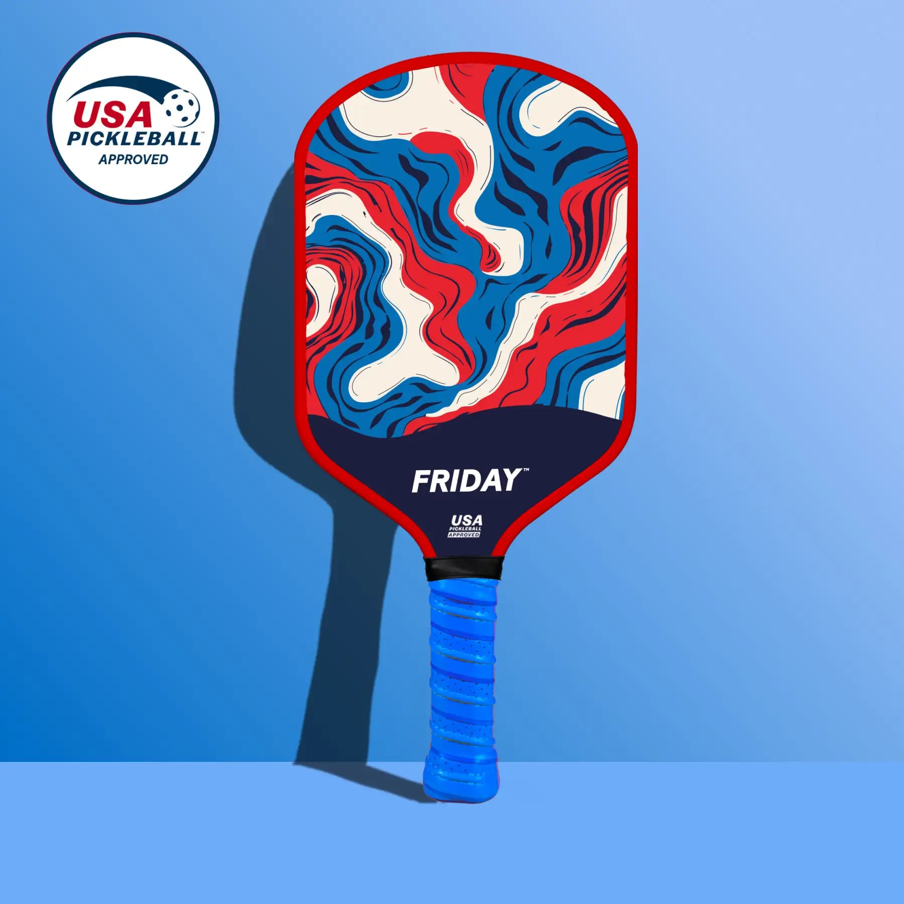 Friday Pickleball Paddle | Carbon Fiber (16mm) - Friday Pickleball