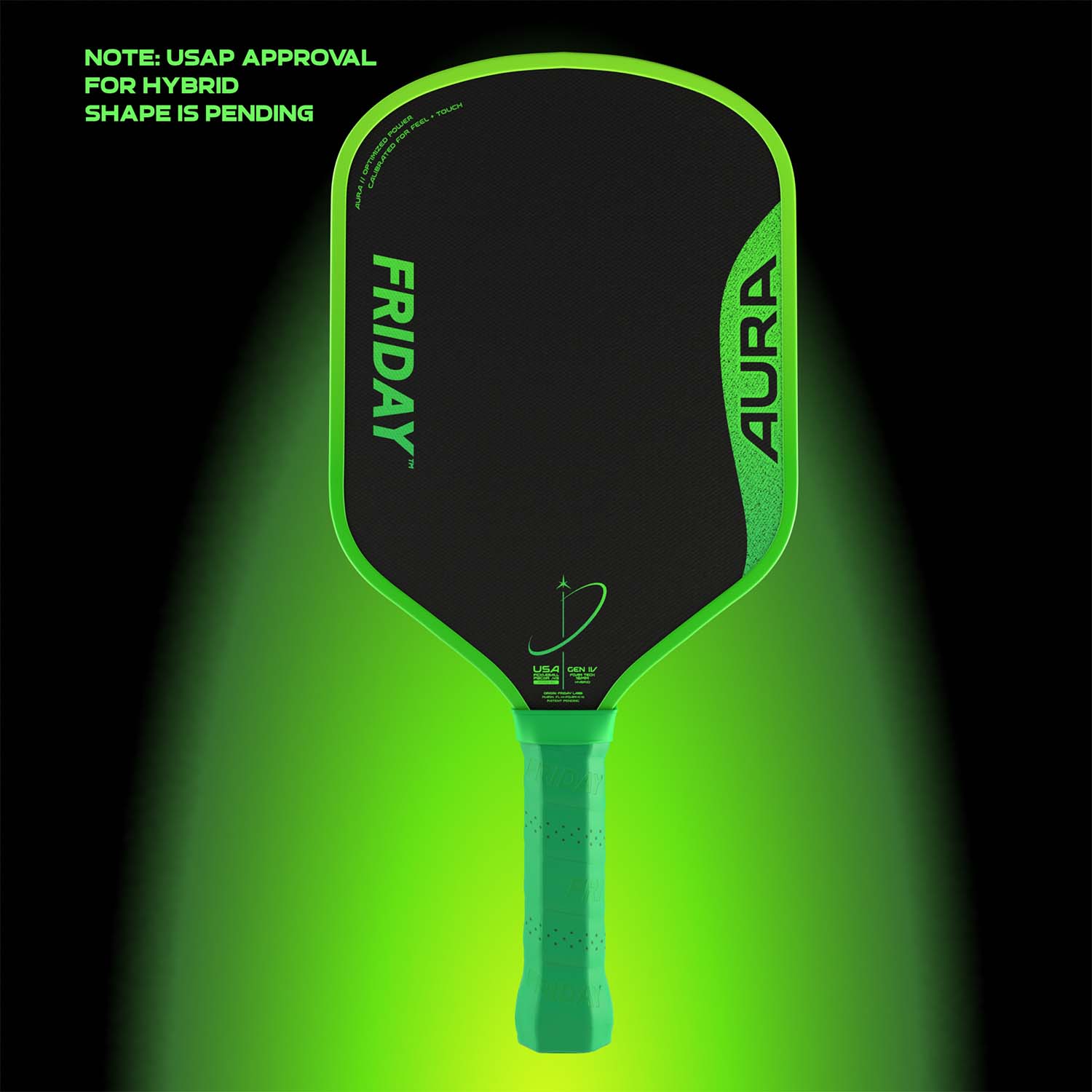Friday Aura Paddle | Gen 4 (16mm) - Friday Pickleball