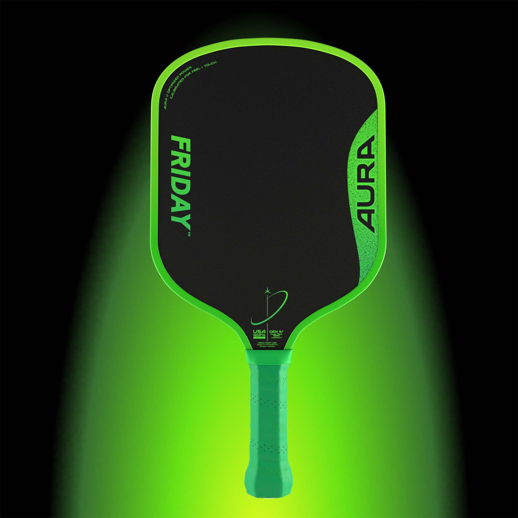Friday Aura Paddle | Gen 4 (16mm) - Friday Pickleball