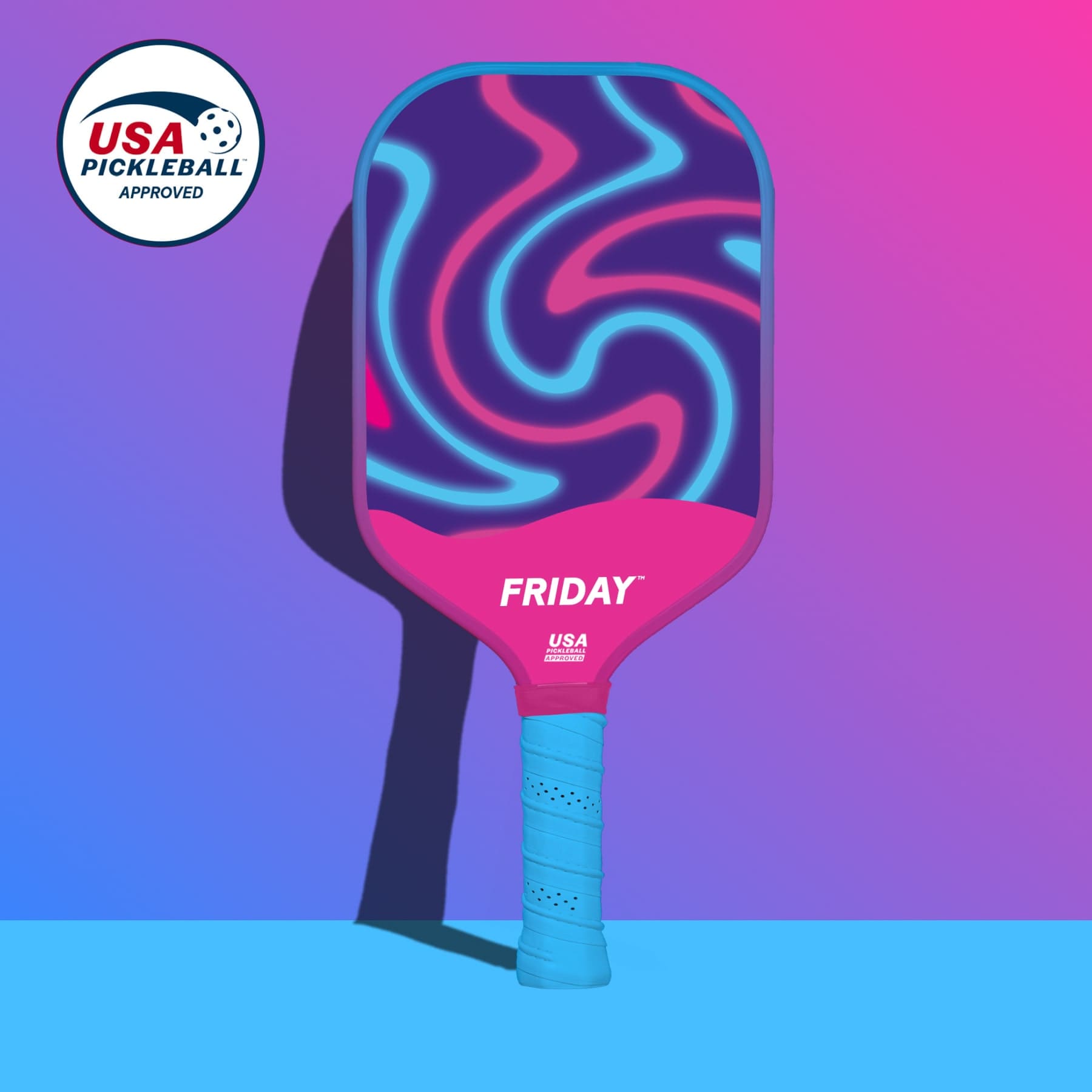 Friday Pickleball Paddle | Carbon Fiber (16mm) - Friday Pickleball